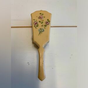 Vintage hand painted baby brush